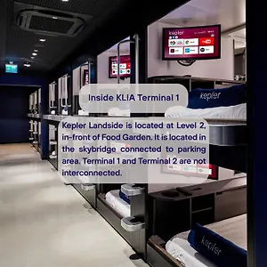  Hotel cápsula Kepler Club Kuala Lumpur Airport - Klia T1 Landside, Public Area